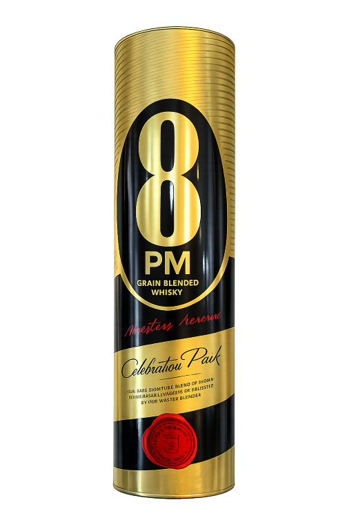 8 PM Grain Blended Whisky – Celebration Pack