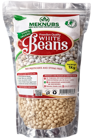 Premium Quality White Beans Meknubs  – 1kg