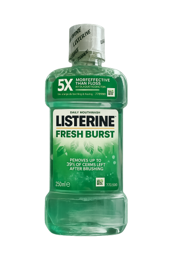 Listerine Fresh Burst Mouthwash 250ml