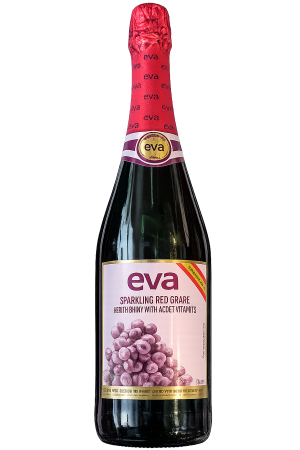 Eva – Sparkling Red Grape Health Drink with Added Vitamins (75cl)