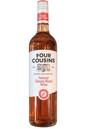 Four Cousins Natural Sweet Rosé Wine (750ml)