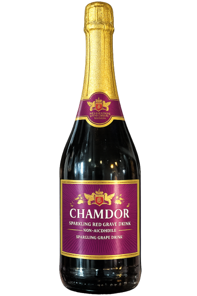 Chamdor Sparkling Red Grape Drink (750ml)