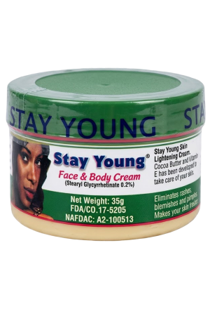 Stay Young Face & Body Cream (Stearyl Glycyrrhetinate 0.2%) (35g)