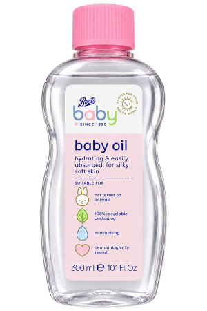 Boots Baby Oil (300ml)