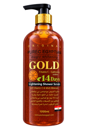 Purec Egyptian Gold Lightening Shower Scrub (1000ml)