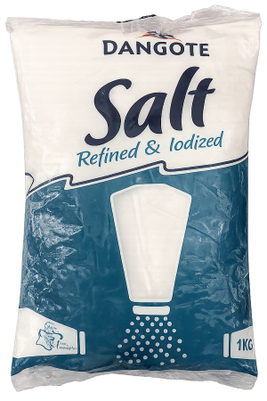 Dangote Refined & Iodized Salt (1KG Sachet)