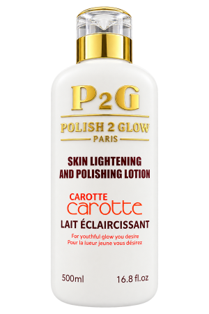 P2G Polish 2 Glow Carotte Skin Lightening & Polishing Lotion (500ml)