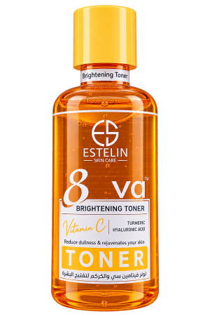 ESTELIN Vitamin C (Turmeric + Hyaluronic Acid) Brightening Tonerv (400ml / 13.52 fl. oz)