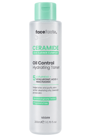Face Facts Ceramide Oil Control Hydrating Toner (200ml / 6.76 fl. oz.)