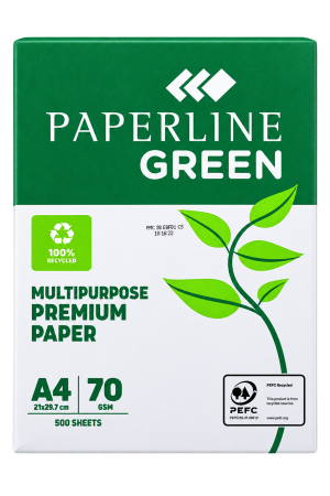 Paperline Green Multipurpose Premium Paper A4 70GSM – 500 Sheets