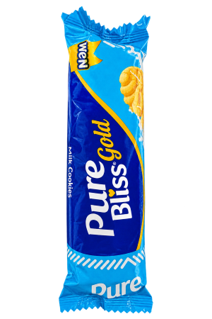 Biscuits – Pure Bliss Gold Milk Cookies – Milk Flavour – 1 Pack – 75g