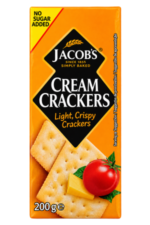 Cracker – Jacob’s Cream Crackers – Original – 1 Pack – 200g