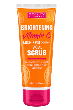 Beauty Formulas – Brightening Vitamin C Micro-Polishing Facial Scrub – Vitamin C – 1 Tube – 150ml
