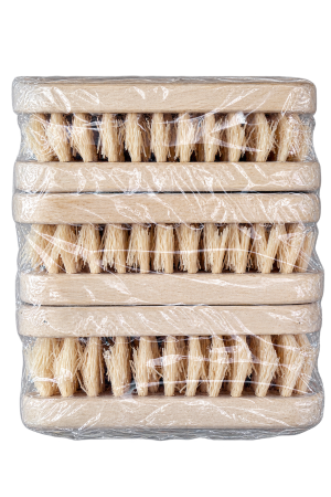 Wooden Hard Scrubbing Brush – Medium Size, 4 Pieces