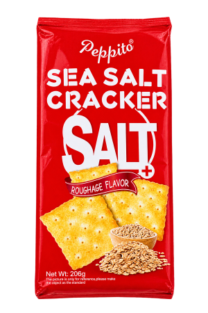 Crackers – Peppito Sea Salt Cracker – Roughage Flavour – 1 Pack – 206g