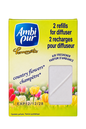 Ambi Pur Permanente Country Flowers Diffuser Refills 79g – 2 Refills