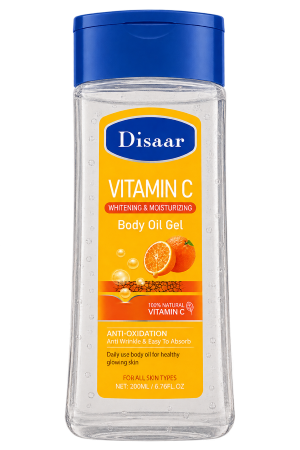 Disaar Vitamin C Whitening & Moisturizing Body Oil Gel – 1 Piece – 200ml