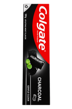 Colgate Charcoal Gentle Clean Fluoride Toothpaste Uplifting Mint Flavor – 120g – 1 Tube
