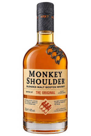 Blended Malt Scotch Whisky – Monkey Shoulder The Original – Amber – 1 Bottle – 70cl
