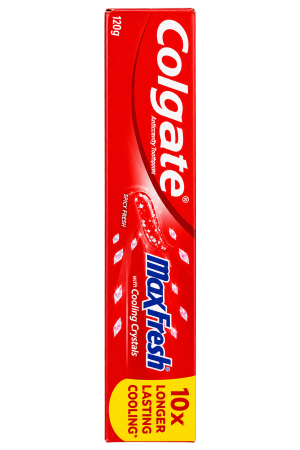 Colgate MaxFresh Spicy Fresh with Cooling Crystals Anticavity Toothpaste – 120g – 1 Tube