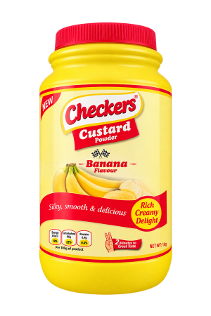Custard Powder – Checkers Custard Powder – Banana Flavour – 1 Piece – 1 kg