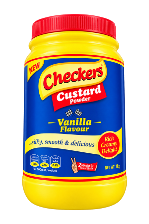 Custard Powder – Checkers Custard Powder – Vanilla Flavour – 1 Piece – 2 kg