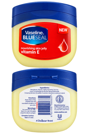 Vaseline Blue Seal Nourishing Skin Jelly Vitamin E – 250ml – 1 Jar