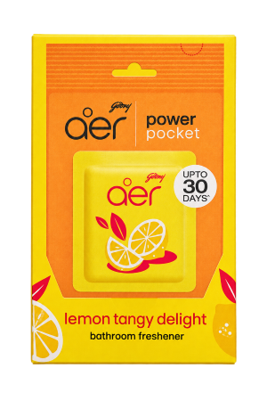 Godrej aer Power Pocket Lemon Tangy Delight Bathroom Freshener 10g – 1 Piece