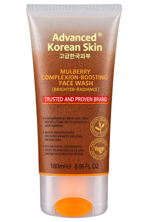 Advanced Korean Skin Mulberry Complexion-Boosting Face Wash (Brighter-Radiance) 180ml – 1 Piece