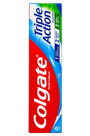 Colgate Triple Action Original Mint Fluoride Toothpaste – 140g – 1 Tube