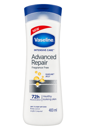 Vaseline Intensive Care Advanced Repair Fragrance Free Body Lotion 400ml – 1 Piece
