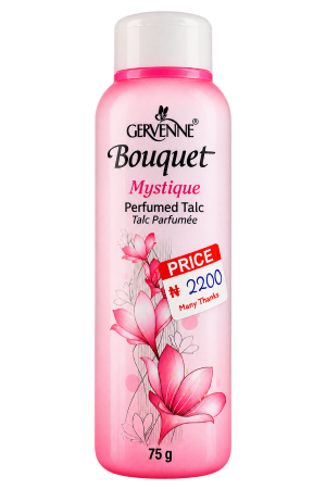 Gervenne Bouquet Mystique Perfumed Talc 75g – 1 Piece