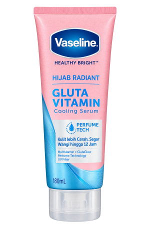 Vaseline Healthy Bright Hijab Radiant Gluta Vitamin Cooling Serum 180ml – 1 Piece