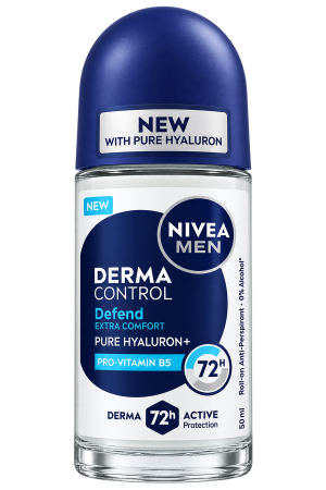 NIVEA MEN Derma Control Defend Anti-Perspirant Roll-On – 50 ml