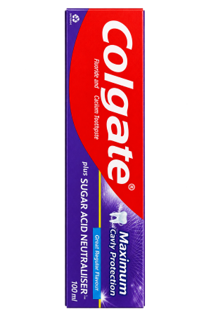 Colgate Maximum Cavity Protection Plus Sugar Acid Neutraliser Fluoride & Calcium Toothpaste – 100ml – 1 Tube