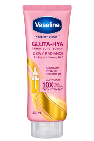 Vaseline Healthy Bright Gluta-Hya Serum Burst Lotion Dewy Radiance 330ml – 1 Piece