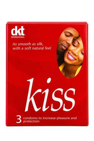 KISS Condoms – 3 Pieces, 1 Pack