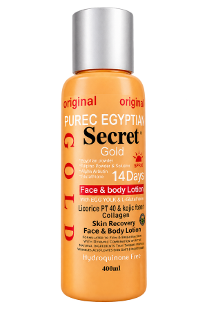 Purec Egyptian Secret Gold Face & Body Lotion SPF 30 14 Days 400ml – 1 Bottle