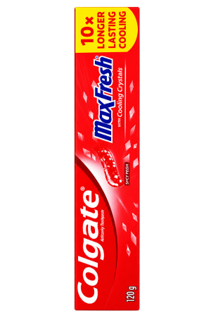 Colgate MaxFresh Spicy Fresh with Cooling Crystals Anticavity Toothpaste – 120g – 1 Tube