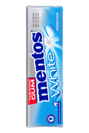 Mentos White Sweet Mint Sugar-Free Chewing Gum 54.34g x38 – 1 Pack
