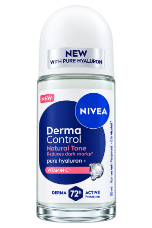 NIVEA Derma Control Natural Tone Roll-On – 50 ml
