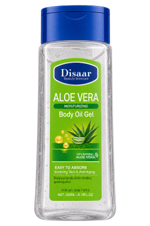 Disaar Aloe Vera Moisturizing Body Oil Gel – 200ml – 1 Bottle