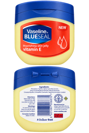 Vaseline Blue Seal Nourishing Skin Jelly Vitamin E – 1 Piece – 250ml