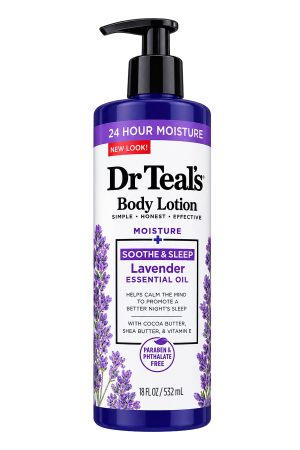 Body Lotion – Dr Teal’s Soothe & Sleep Body Lotion – Lavender Essential Oil – 1 Piece – 532 mL