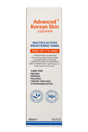 Toner – Advanced Korean Skin Multiple-Actives Brightening Toner – 1 Piece – 300ml