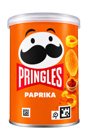 Potato Crisps – Pringles Paprika Potato Crisps – Paprika – 1 Can – 70g