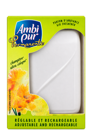Ambi Pur Permanente Adjustable & Rechargeable Air Freshener – Champêtre / Ultra Cologne – 1 Piece