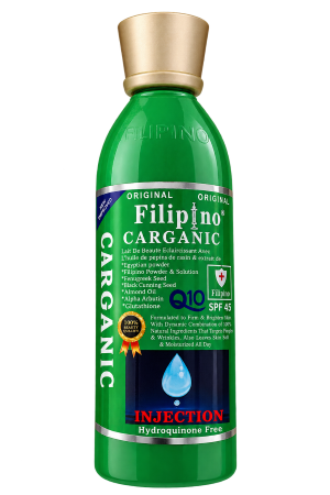Filipino Original Organic Injection Body Lotion Q10 Hydroquinone Free, 500ml – 1 Bottle