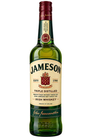 Jameson Triple Distilled Irish Whiskey – 1 Bottle – 70cl