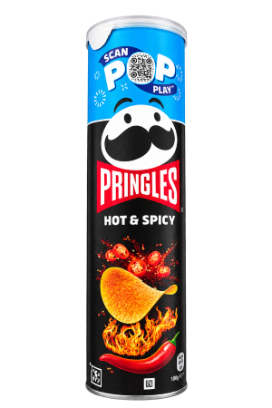Potato Crisps – Pringles Hot & Spicy – 70g – 1 Can
